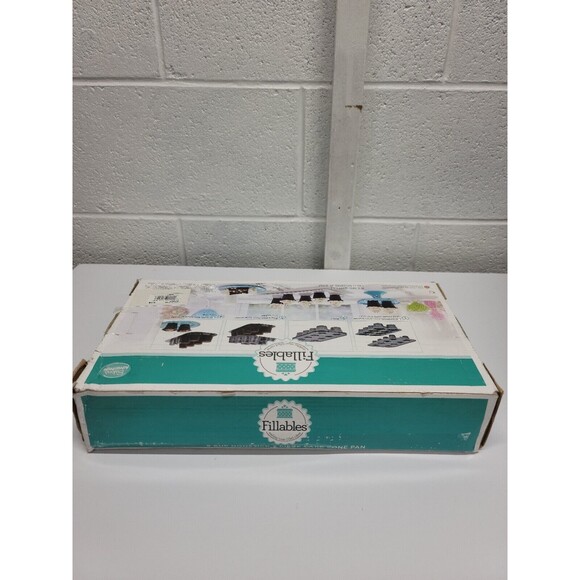 Fillables 8 Cup Nonstick 2 Piece Cake Cone Pan for Making Treat Filled Cakes NIB - Picture 2 of 6